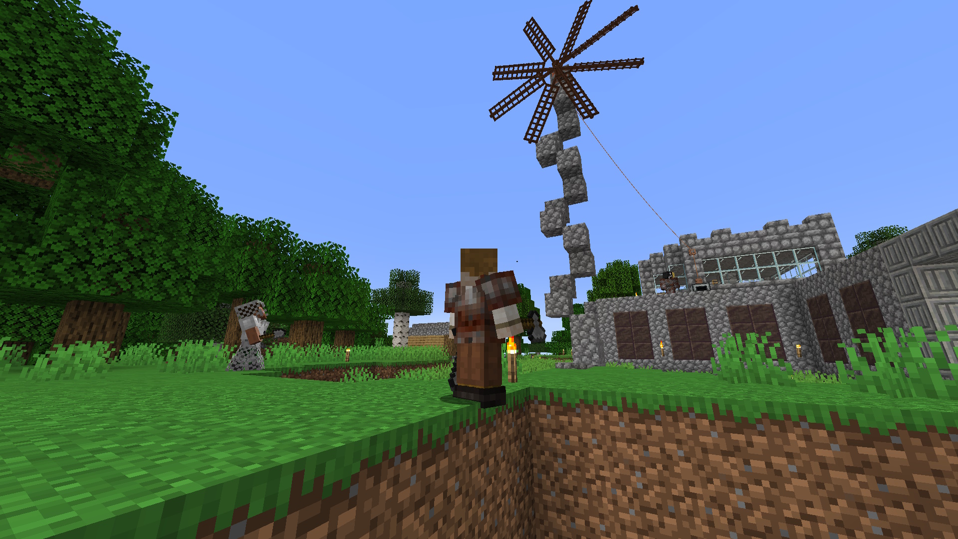 The iconic windmill build by baconpancakes36 in the empire's early days.